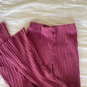 Urban Outfitter Rosie Ribbed Flare Pants